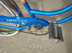 VTG 1963 Schwinn American Men's 26 Bicycle Radiant Blue All Original Barn Find