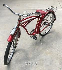 VTG 1963 Schwinn Fleet All Original Bicycle with speedometer, light, rack, 1 owner