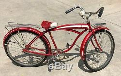 VTG 1963 Schwinn Fleet All Original Bicycle with speedometer, light, rack, 1 owner