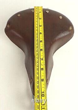 VTG Leather Hairpin SADDLE Schwinn, Others Cruiser High Wheel Bike Seat Springer