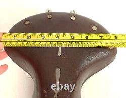 VTG Leather Hairpin SADDLE Schwinn, Others Cruiser High Wheel Bike Seat Springer