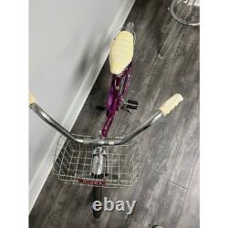 VTG Schwinn Lil Chik Girls Banana Seat Bicycle Purple High Rise Handlebars