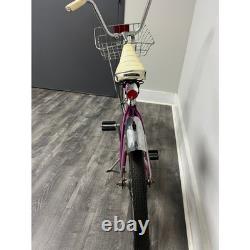 VTG Schwinn Lil Chik Girls Banana Seat Bicycle Purple High Rise Handlebars