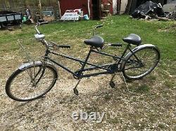 Very rare Vintage 26in Schwinn Twin Deluxe Tandem Bicycle Blue