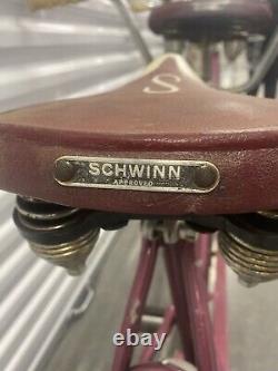 Very rare Vintage 26in Schwinn Twin Deluxe Tandem Bicycle Red