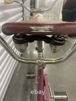 Very rare Vintage 26in Schwinn Twin Deluxe Tandem Bicycle Red