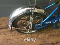 Vintage 12 Schwinn Bicycle Bike Blue Lil Tiger Banana Seat