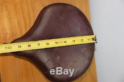 Vintage 1930's Persons Leather Deluxe Prewar Saddle Schwinn Deluxe Autocycle