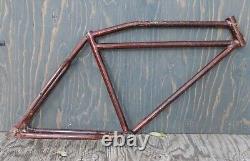 Vintage 1934 Prewar Schwinn World B10E Bike FRAME 26TankCruiser Bicycle Klunker