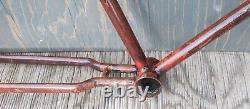 Vintage 1934 Prewar Schwinn World B10E Bike FRAME 26TankCruiser Bicycle Klunker