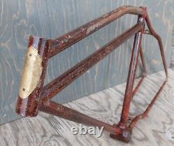 Vintage 1934 Prewar Schwinn World B10E Bike FRAME 26TankCruiser Bicycle Klunker