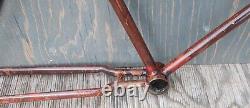 Vintage 1934 Prewar Schwinn World B10E Bike FRAME 26TankCruiser Bicycle Klunker