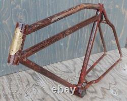 Vintage 1934 Prewar Schwinn World B10E Bike FRAME 26TankCruiser Bicycle Klunker