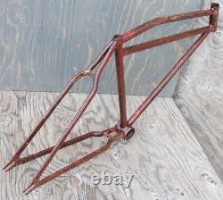 Vintage 1934 Prewar Schwinn World B10E Bike FRAME 26TankCruiser Bicycle Klunker