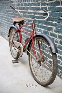Vintage 1938 Chicago Supply Co Liberty By Schwinn Prewar Bicycle Antique