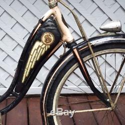 Vintage 1938 Schwinn Henderson Hollywood Bicycle Ba307 18 Arnold Schwinn & Co