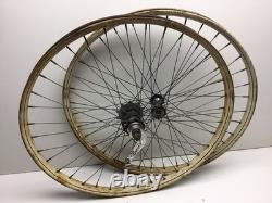 Vintage 1940/50s Schwinn 26 2.125 Dropcenter Wheels Rims Hornet Bike