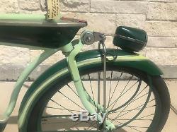 Vintage 1940 Colson Goodyear Clipper Men's Balloon Tire Tank Rack Bicycle