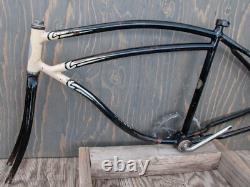 Vintage 1940 Prewar Schwinn DX Bike FRAME FORK++26 Tank Cruiser Bicycle Klunker Vintage 1940 Prewar Schwinn DX Bike FRAME FORK++26 Tank Cruiser Bicycle Klunker