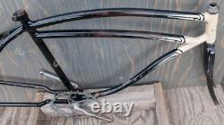 Vintage 1940 Prewar Schwinn DX Bike FRAME FORK++26 Tank Cruiser Bicycle Klunker Vintage 1940 Prewar Schwinn DX Bike FRAME FORK++26 Tank Cruiser Bicycle Klunker