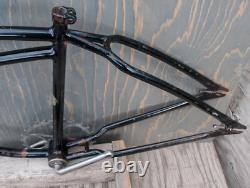 Vintage 1940 Prewar Schwinn DX Bike FRAME FORK++26 Tank Cruiser Bicycle Klunker Vintage 1940 Prewar Schwinn DX Bike FRAME FORK++26 Tank Cruiser Bicycle Klunker