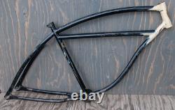 Vintage 1940 Prewar Schwinn The World Bike FRAME 26Tank Cruiser Bicycle Klunker Vintage 1940 Prewar Schwinn The World Bike FRAME 26Tank Cruiser Bicycle Klunker