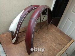 Vintage 1940's-50's Schwinn 26 Autocycle B6 ducktail bicycle Fenders Phantom s2