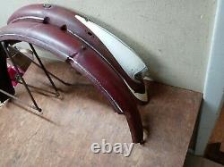 Vintage 1940's-50's Schwinn 26 Autocycle B6 ducktail bicycle Fenders Phantom s2