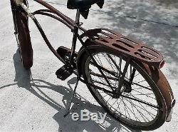 Vintage 1940's schwinn autocycle bike