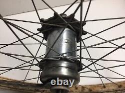 Vintage 1940s Schwinn 26 2.125 Dropcenter Wheels Morrow Hub DX Hornet