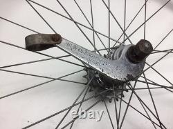Vintage 1940s Schwinn Lobdell 26 2.125 Bicycle Wheels B6 Autocycle Bike
