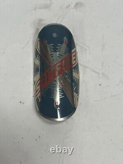 Vintage 1940s Schwinn Spitfire head tube badge