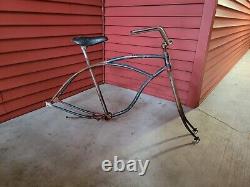 Vintage 1940s or 1950s Mens Schwinn Bike Frame Chopper Forks