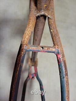 Vintage 1940s or 1950s Mens Schwinn Bike Frame Chopper Forks