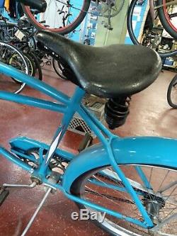 Vintage 1941 Schwinn Balloon Tire Bicycle Tall Frame Complete