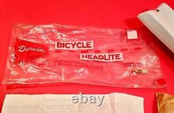 Vintage 1943 62 NOS Unused Bicycle Headlight Light Delta Rocket Style Schwinn