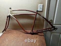 Vintage 1947 Monark Rocket 26 mens Bicycle frame fork not schwinn dx S2 klunker