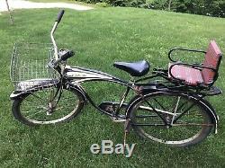 Vintage 1948 Schwinn Autocycle Phantom Bicycle