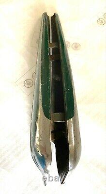 Vintage 1949-1953 Schwinn Green Phantom Bicycle Tank, Original Paint Survivor