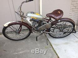 Vintage 1949 BF Goodrich Schwinn/Whizzer Motorbike