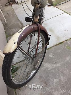 Vintage 1949 BF Goodrich Schwinn/Whizzer Motorbike