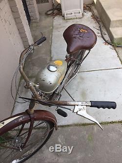 Vintage 1949 BF Goodrich Schwinn/Whizzer Motorbike