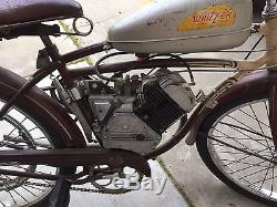 Vintage 1949 BF Goodrich Schwinn/Whizzer Motorbike