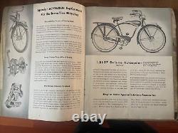 Vintage 1949 SCHWINN Bicycles + Accessories + Parts Catalog. Phantom, Etc. (NJ)