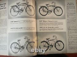 Vintage 1949 SCHWINN Bicycles + Accessories + Parts Catalog. Phantom, Etc. (NJ)