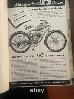 Vintage 1949 SCHWINN Bicycles + Accessories + Parts Catalog. Phantom, Etc. (NJ)