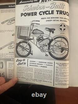 Vintage 1949 SCHWINN Bicycles + Accessories + Parts Catalog. Phantom, Etc. (NJ)