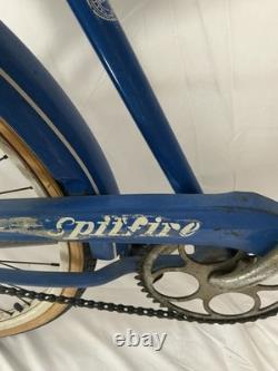 Vintage 1949 Schwinn Spitfire 26 Men's Cruiser Bicycle Blue Chicago C-Serial
