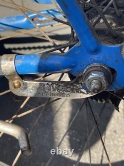Vintage 1949 Schwinn Spitfire 26 Men's Cruiser Bicycle Blue Chicago C-Serial