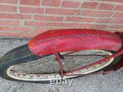 Vintage 1950 Red Schwinn 17 Women's Girls Panther  Bicycle